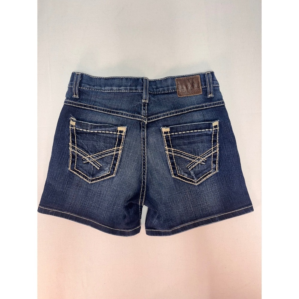 BKE Drew‎ Denim Shorts Dark Wash Stretch Casual Everyday Womens Size 26 - Picture 2 of 8
